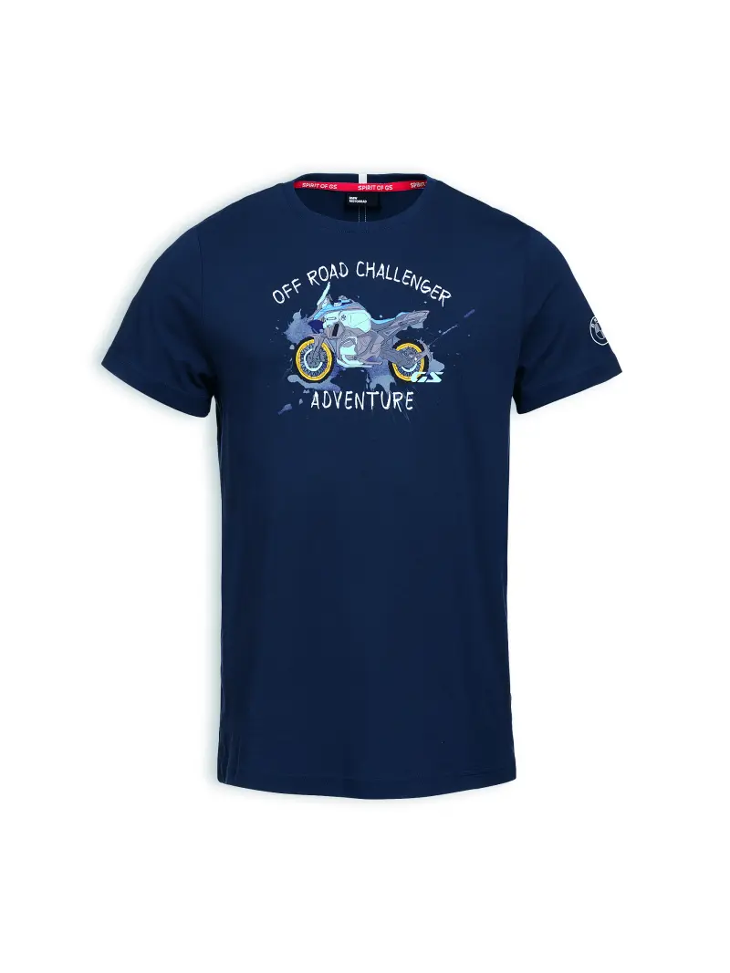 MENSOFFROADCHALLENGERTSHIRTNIGHTBLUE - : Mens Offroad Challenger T-shirt for BMW-Motorrad Image