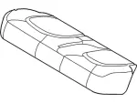1L2Z7863840CA - Body: Seat Cushion Foam for FORD Image