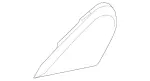 20692101009051 - Body: Pivot Bracket Cover for Mercedes-Benz Image