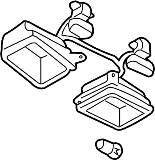 264300W00A - : Dome Lamp Assembly for INFINITI: QX4 Image