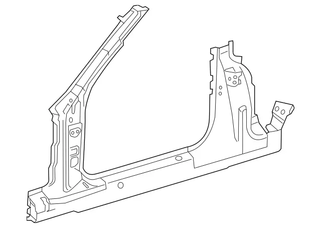 2386305001 - Side Panels: Side Wall for Mercedes-Benz: E400, E450, E53 AMG Image image