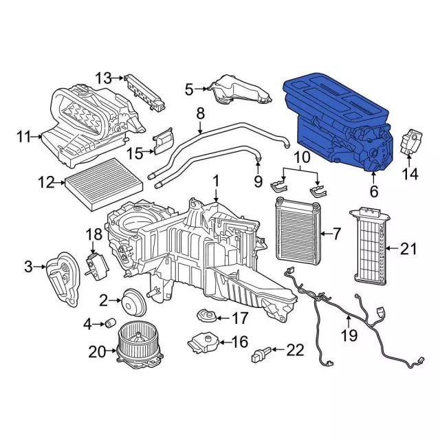 HVAC Air Inlet Housing - Ford (GL3Z-18471-C)