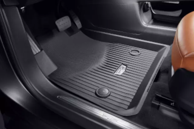 84990611 - : (Replaces 84286844) Floor Liners, All-Weather, First &amp; Second Row for Cadillac: XT5 Image