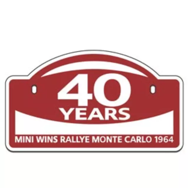 82120390429 - Exterior: License Plate Insert - Monte Carlo for Mini: Cooper, Cooper Countryman, Cooper Paceman Image