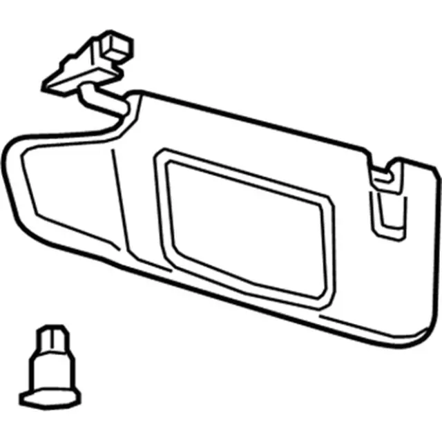 KR3Z6304105DB - Body: Sun-visor for Ford: Mustang Image