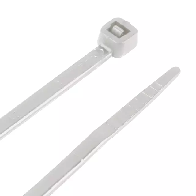 W2908 - : 100 Pc White Cable Ties. 8" Length. Tensile Strength 40 Lbs. Resalable Bag. for Performance Tool Image