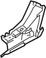 76718CG000 - Body: Extension for INFINITI: FX35, FX45 Image