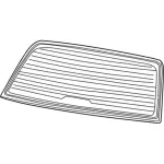 4W1Z5442006AA - : Back Glass for Lincoln: Town Car Image