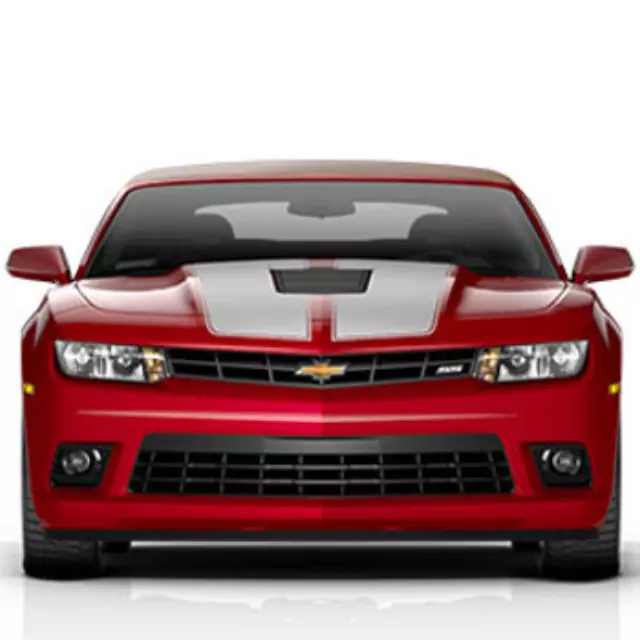 23425873 - Exterior: Decal/Stripe Package, Rally Stripes, Silver for Chevrolet: Camaro Image