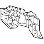 9L3Z1501588C - Body: Insulator for Ford Image