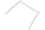 2097201678 - Covering and Lining: Sealing Frame for Mercedes-Benz Image