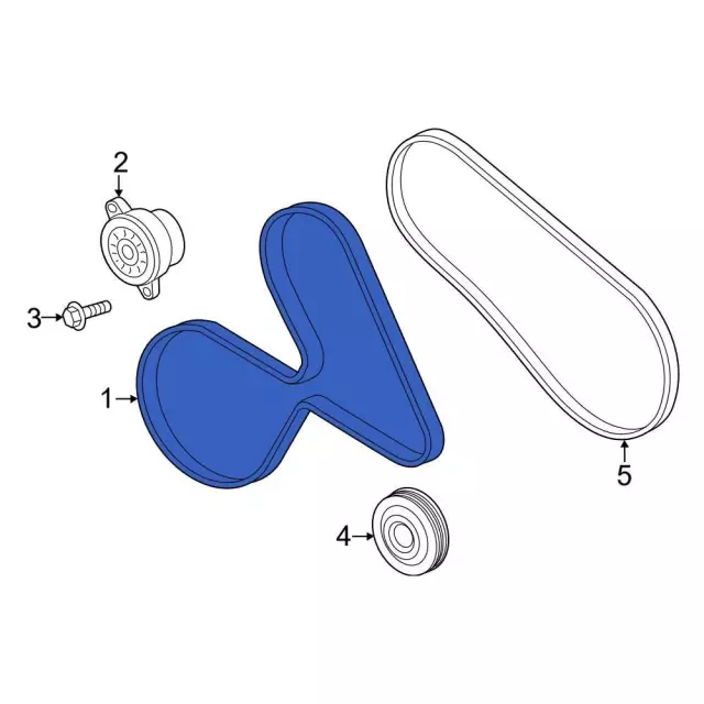 ML3Z8620G - : Serpentine Belt for Ford: F-150 Image