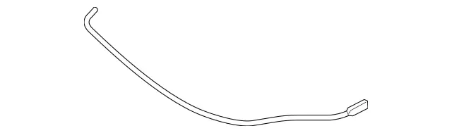 2518800059 - Attachment Parts: Hood Cable for Mercedes-Benz: R320, R350, R500 Image