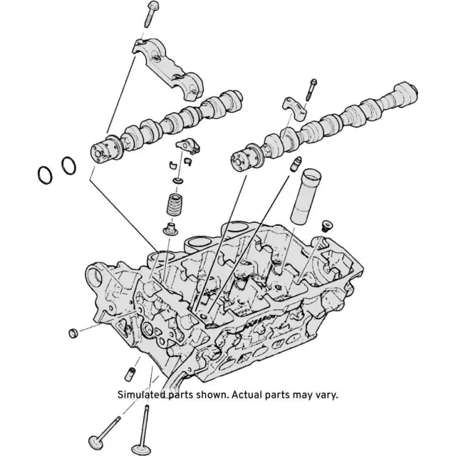 12635548 - : Engine Cylinder Head for Cadillac: CTS | Chevrolet: Captiva Sport, Equinox | GMC: Terrain Image