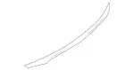 2137570000 - Trunk Lid: Trim Strip for Mercedes-Benz: E300, E350, E43 AMG Image