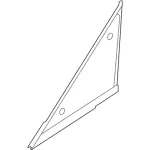 GN1Z5829710B - : Vent Glass for Ford Image