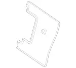 11792401009E83 - Body: Seat Back Panel for Mercedes-Benz Image