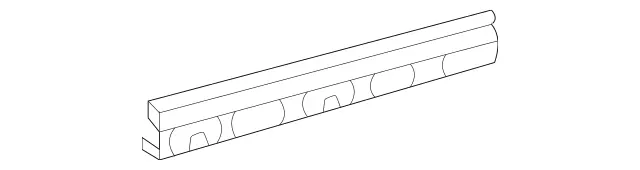 1676300203 - Side Panels: Reinf. , Longit. Member for Mercedes-Benz: GLE350, GLE450, GLE450e, GLE53 AMG, GLE580, GLE63 AMG S, GLS450, GLS580, GLS63 AMG, Maybach GLS600 Image image