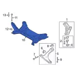 LK4Z5019B - : Cross-Member for Ford: Transit-150, Transit-250, Transit-350, Transit-350 HD Image