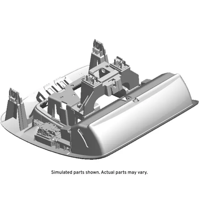 84456936 - Body: Roof Console for Chevrolet: Silverado 1500, Silverado 1500 LD, Silverado 2500 HD, Silverado 3500 HD | GMC: Sierra 1500, Sierra 1500 Limited, Sierra 2500 HD, Sierra 3500 HD Image