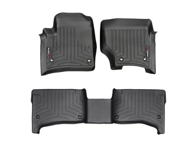 4404512 - Accessories: Front &amp; Rear Black FloorLiner™ DigitalFit® for WeatherTech Image