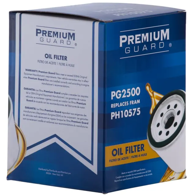 PG2500 - Filters: Premium Guard Engine Oil Filter for PRONTO Image