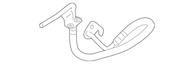 2214600624 - Steering: Low-Pressure Line for Mercedes-Benz: CL600, CL65 AMG, S600 Image image