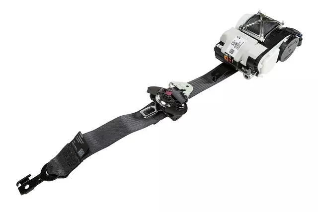 Jet Black Front Driver Side Seat Belt Retractor - GM (19354786)