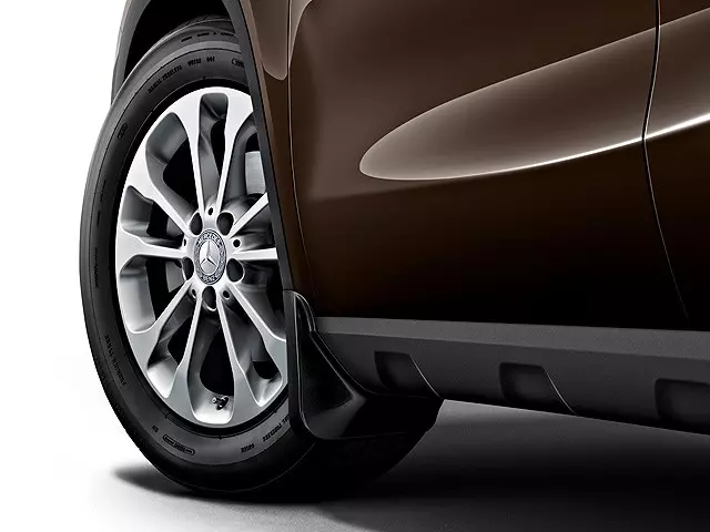 1568900100 - : Mud Flaps - Rear - Black for Mercedes-Benz Image