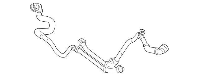 1675018902 - Radiator: Coolant Line for Mercedes-Benz: GLE580, GLS580 Image image