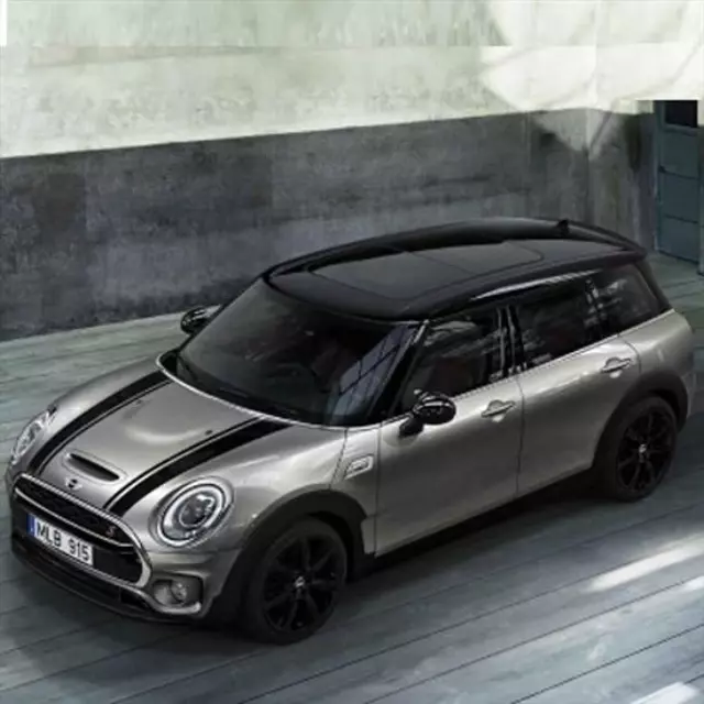 51147425496 - : Bonnet Stripes - Black Right for Mini: Cooper Clubman Image