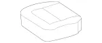 4639201350 - Rear Seat Bench: Padding for Mercedes-Benz Image