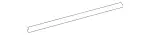 4637252100 - Front Doors: Sealing Rail for Mercedes-Benz: G500, G550, G580, G63 4x4 Squared AMG, G63 AMG Image