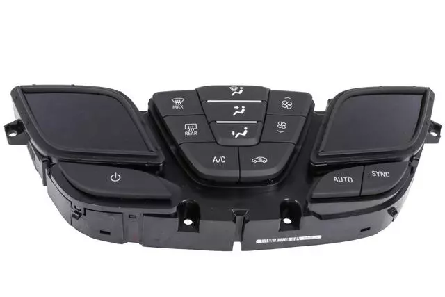 Jet Black Heating and Air Conditioning Control Panel - GM (84443701)