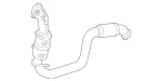 2464902410 - : Exhaust Gas Line for Mercedes-Benz: GLA250 Image