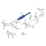 ML3Z5A212M - Exhaust: Front Pipe for Ford Image