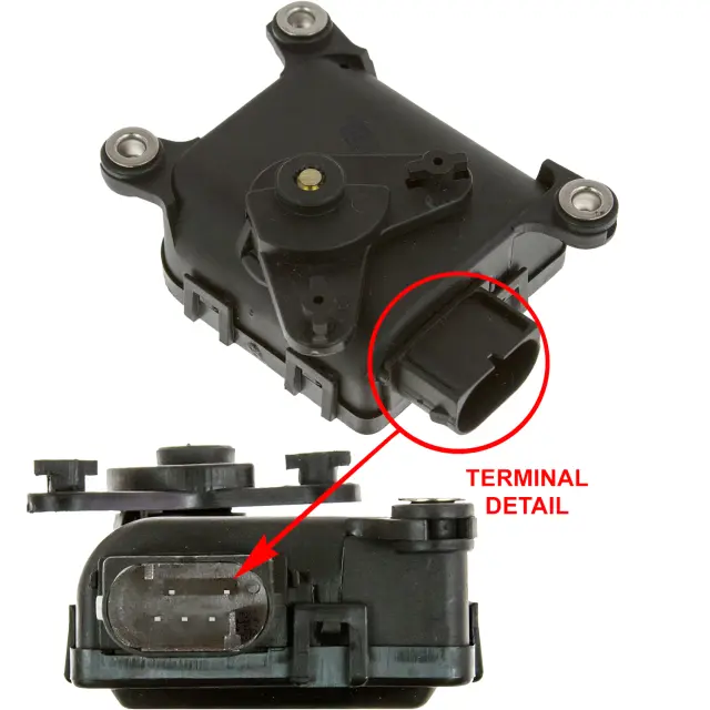 1712280 - Air Conditioning &amp; Heat: HVAC Mode Door Actuator for GLOBAL PARTS DISTRIBUTORS Image