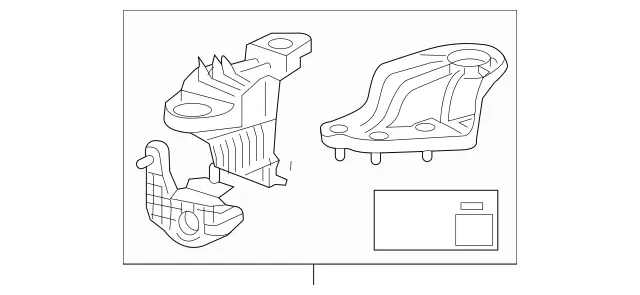 2578201900 - : Repair Kit, Holder for Mercedes-Benz: CLS450, CLS53 AMG Image