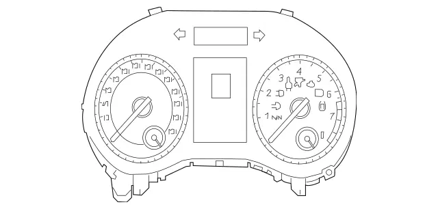117900740164 - : Instrument Cluster for Mercedes-Benz Image