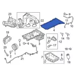 LC3Z6710C - : Oil Pan Gasket for Ford: F-250 Super Duty, F-350 Super Duty, F-450 Super Duty, F-550 Super Duty Image