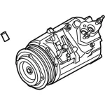 JS7Z19703B - HVAC: Compressor Assembly for Ford: Fusion Image