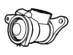 7S4Z2140A - Body: Master Cylinder for FORD Image