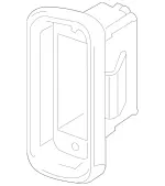 4635450119 - Electrical System: Adapter Frame for Mercedes-Benz: G55 AMG, G550, G550 4x4, G63 4x4 Squared AMG, G63 AMG, G65 AMG Image