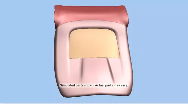 23392522 - : 2018-2019 Cadillac CTS - Very Light Cashmere Passenger Seat Back Cushion Finish Panel for GM Image