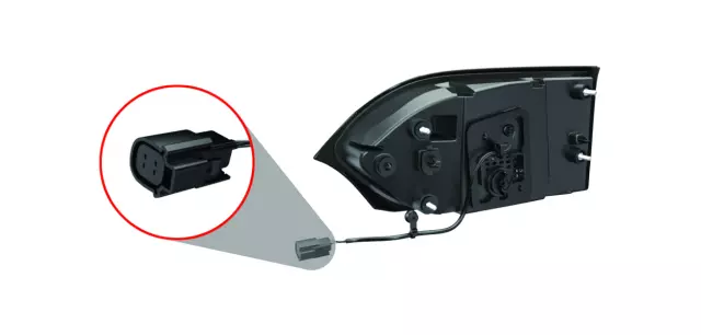 Tail Lamp, Left - Mopar (68228941AF)