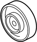 119274P101 - : Accessory Drive Belt Idler Pulley for INFINITI: FX45, M45, Q45, QX4 Image
