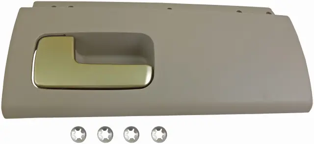 80480 - Body: Interior Door Handle Rear Left Kit Chrome Lever Beige Housing for Dorman Image