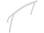 2467250700 - : Window Guide Rail for Mercedes-Benz Image