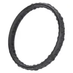 RTS1081 - Cooling System: Motorcraftâ„¢ Thermostat Housing Gasket for Ford: Edge, Expedition, Explorer, F-150, Flex, Fusion, Mustang, Police Interceptor Sedan, Police Interceptor Utility, Taurus, Taurus X, Transit-150, Transit-250, Transit-350, Transit-350 HD | Lincoln: Continental, MKS, MKT, MKX, MKZ, Navigator | Mercury: Sable Image