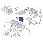 CG1Z19805C - HVAC: Blower Motor for Ford: Explorer, Flex, Taurus | Lincoln: MKS, MKT Image